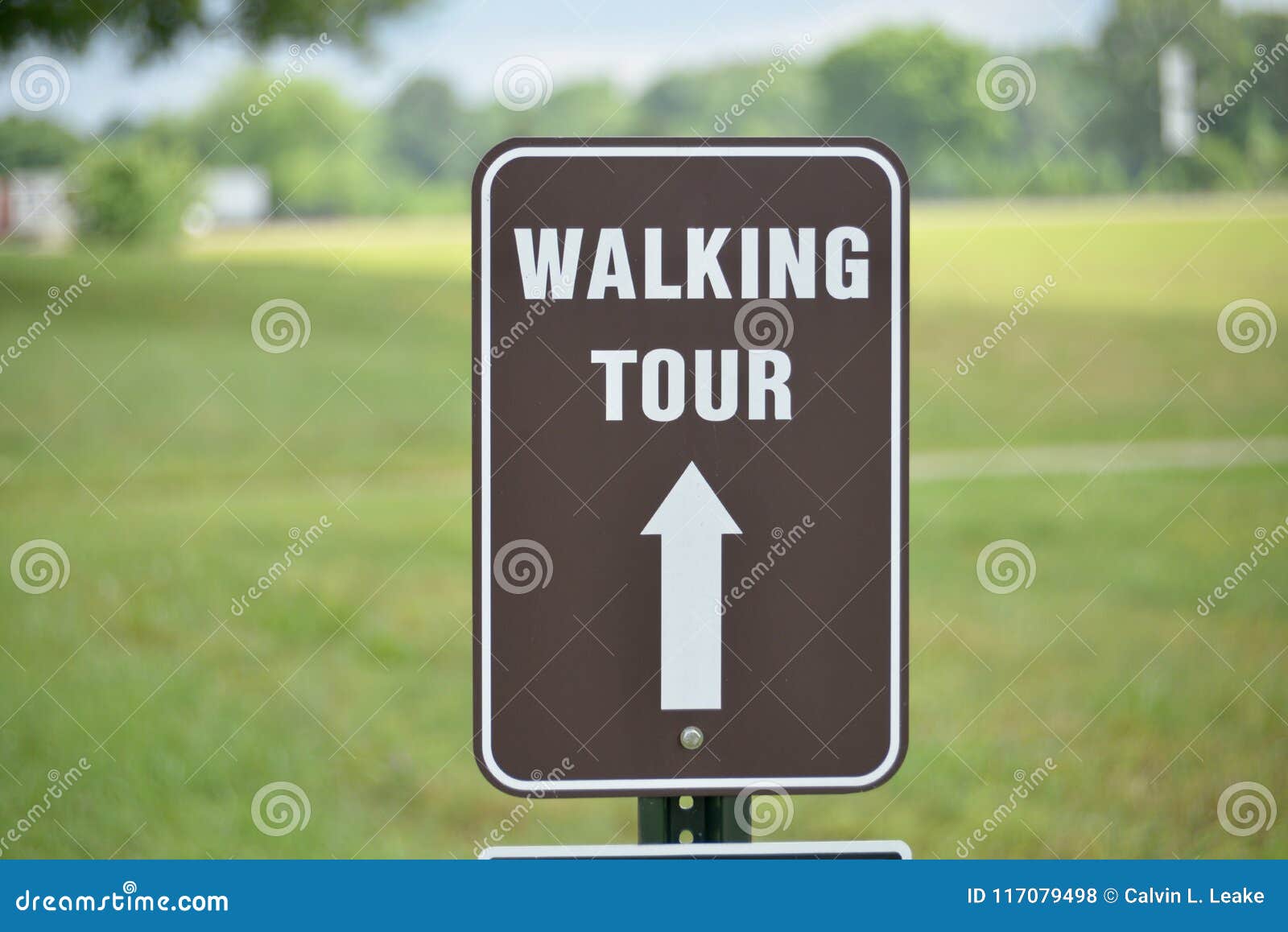 tour guide sign