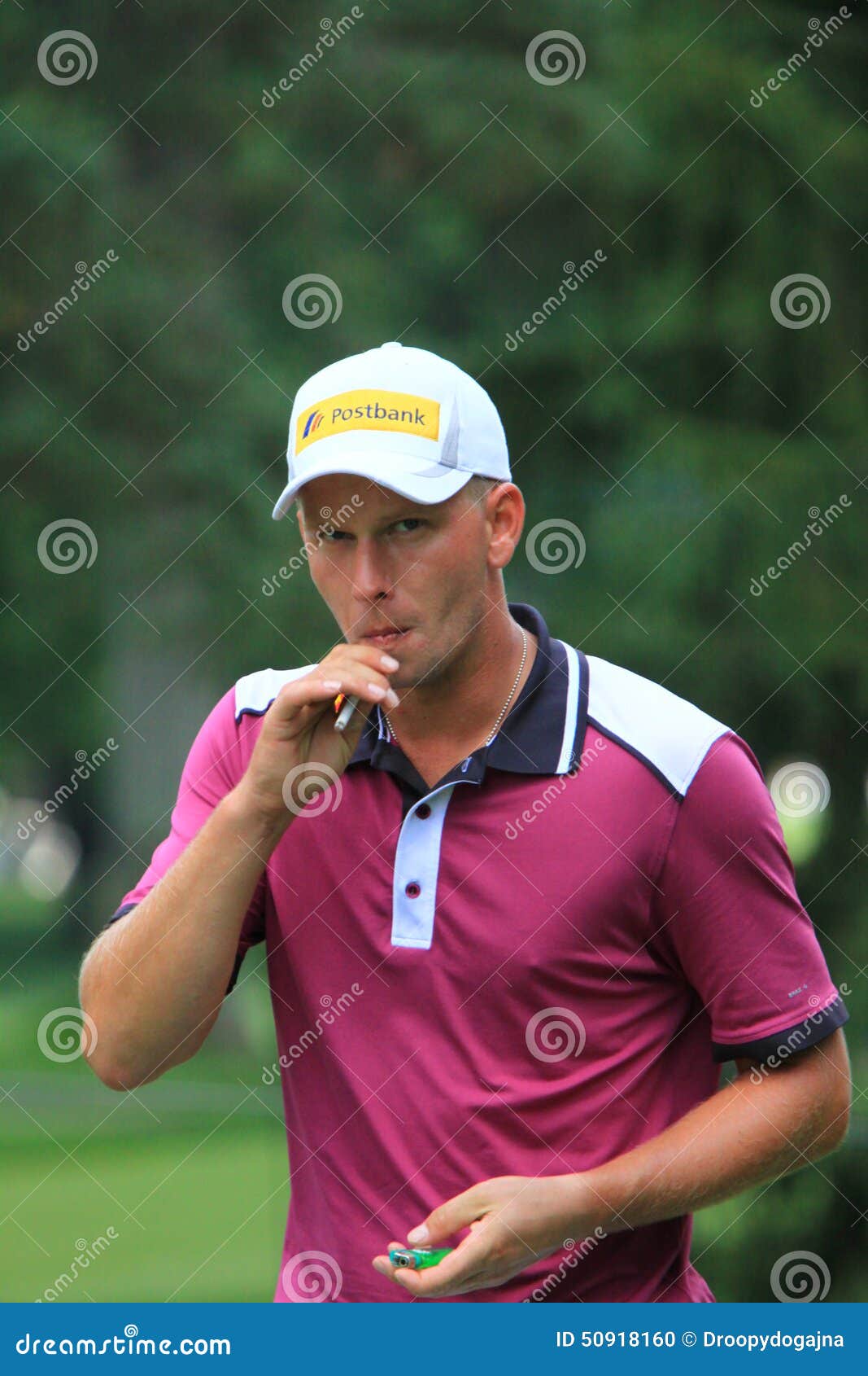 Tour pro Marcel Siem editorial image. Image of german 50918160