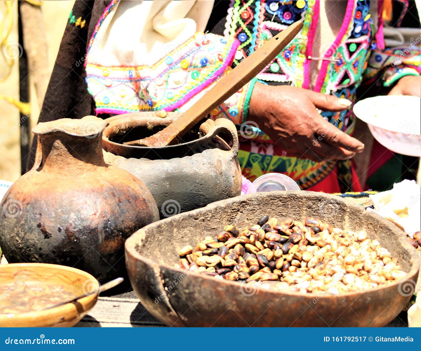 bolivia native cloth & food