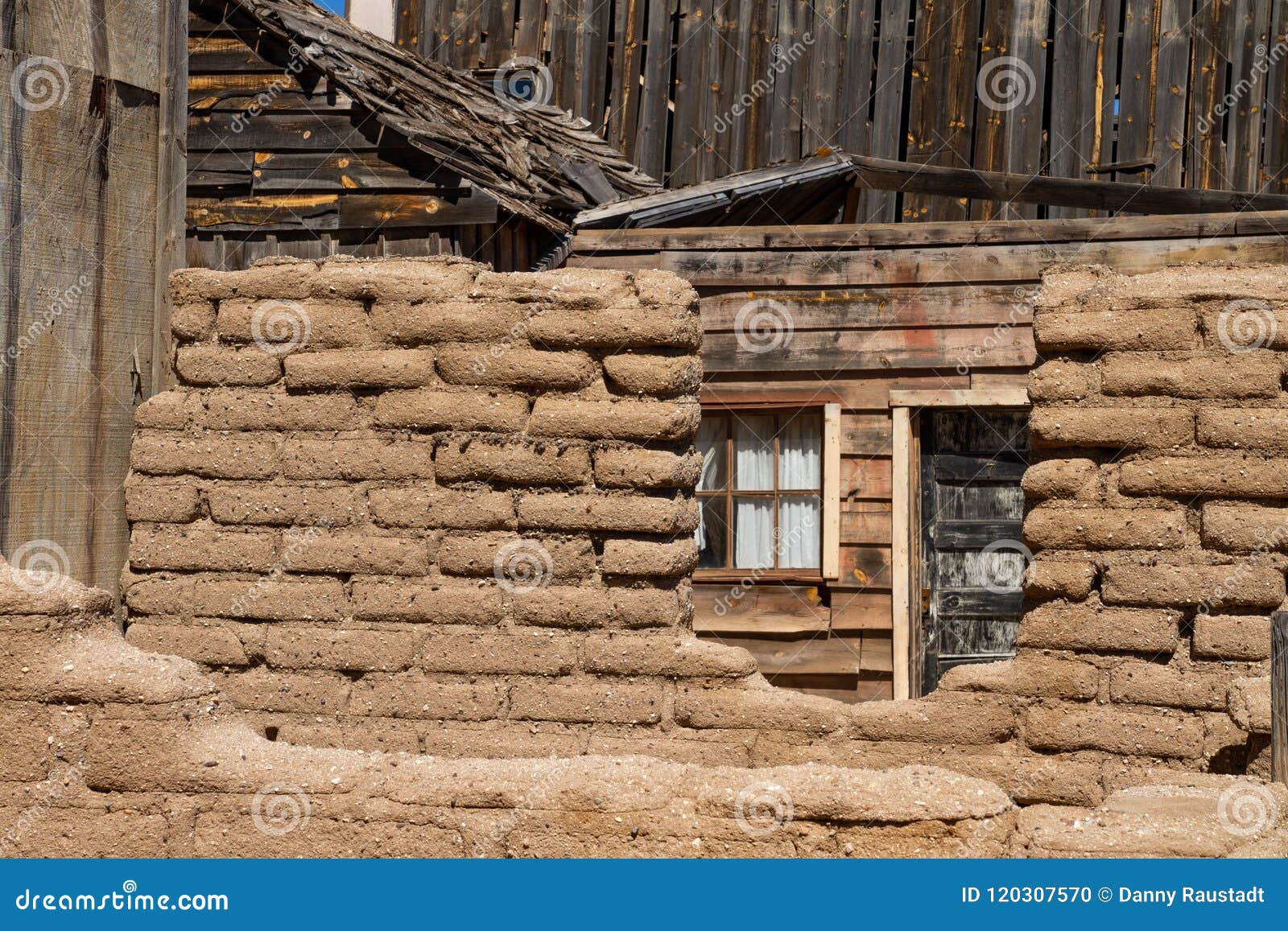 Old Wild West Town Movie Set In Mescal, Arizona Stock Photo - Image of design ...