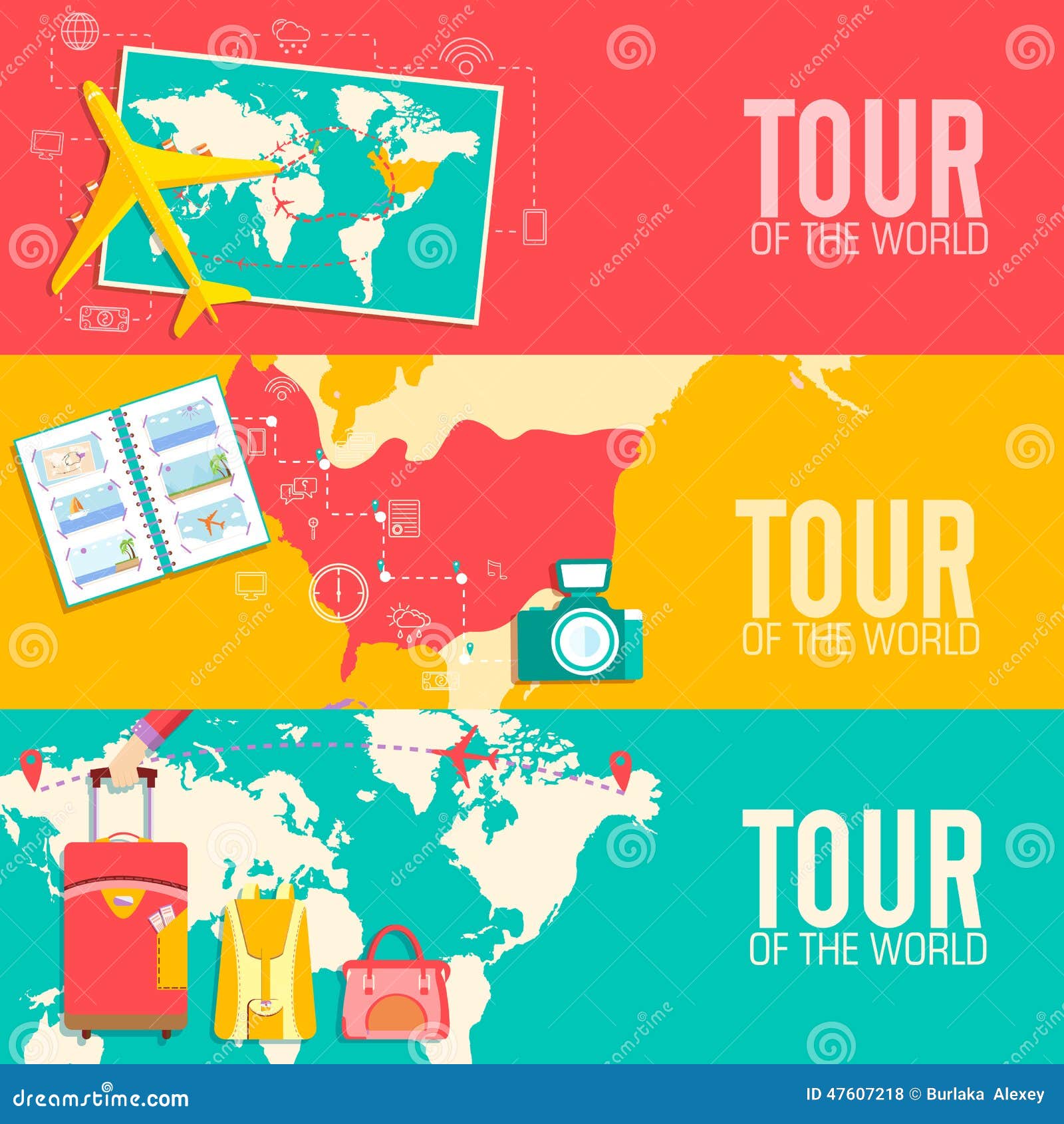 tour of the world poster