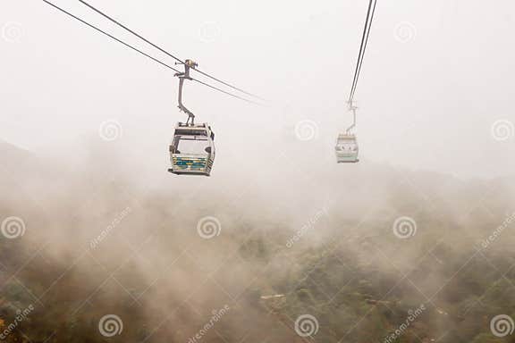 tourism-of-nong-ping-cable-car-with-smog-editorial-stock-photo-image