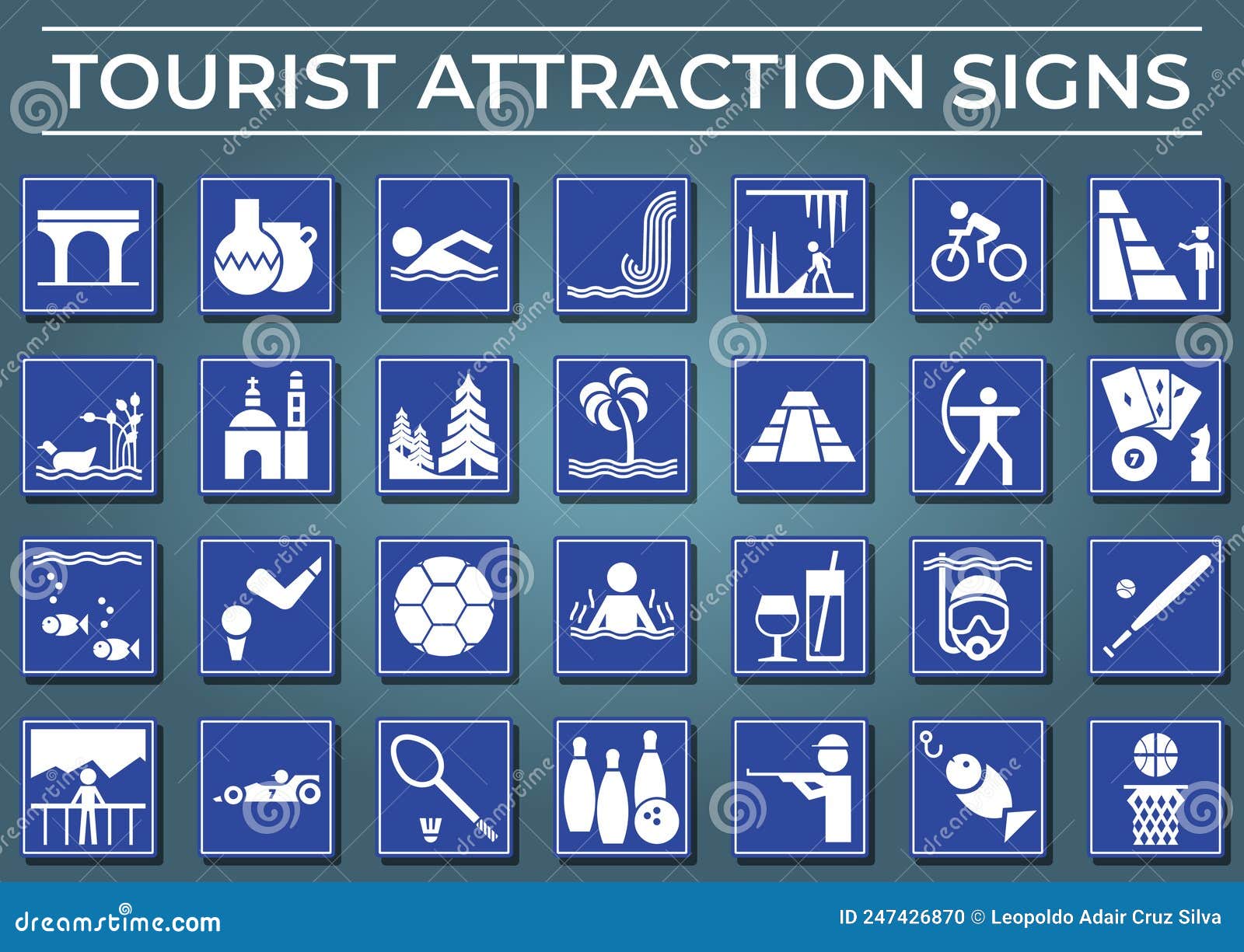 tourist attractions signs