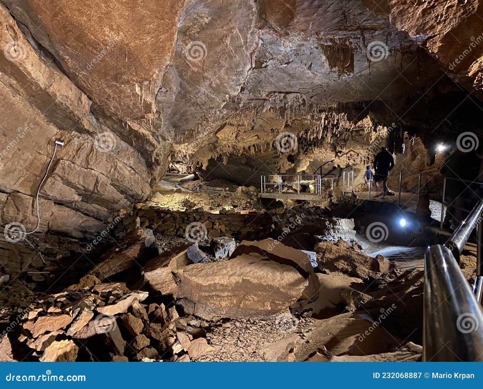Tourist Cave Vrelo in the Gorski Kotar Region Fuzine, Croatia or Die Höhle Vrelo in Der