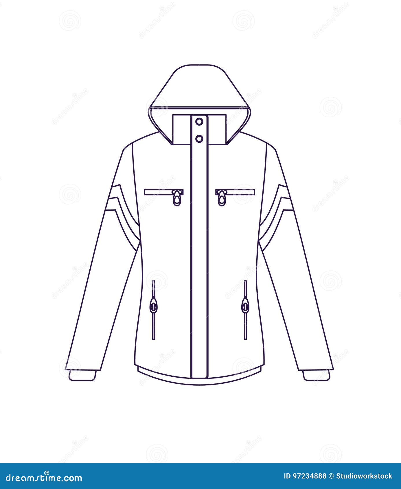 travel jacket icon