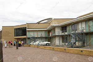 Tourists At The National Civil Rights Museum Memphis TN Editorial 