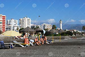 Tourists On Torre Del Mar Beach Spain Editorial Photography Image Tourists On Torre Del Mar Beach Spain Editorial Photography Image
