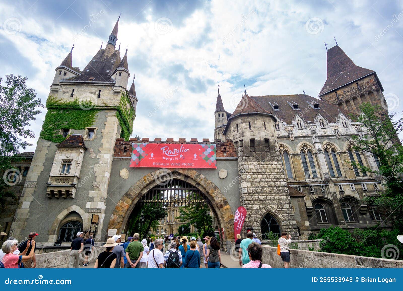 Tourists Visiting the Gatehouse Tower Editorial Stock Photo Image of
