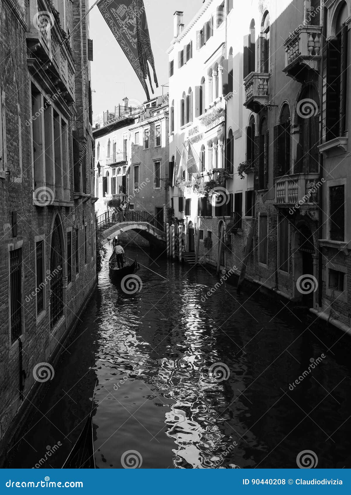 Tourists Visiting Venice in Black and White Editorial Stock Photo ...