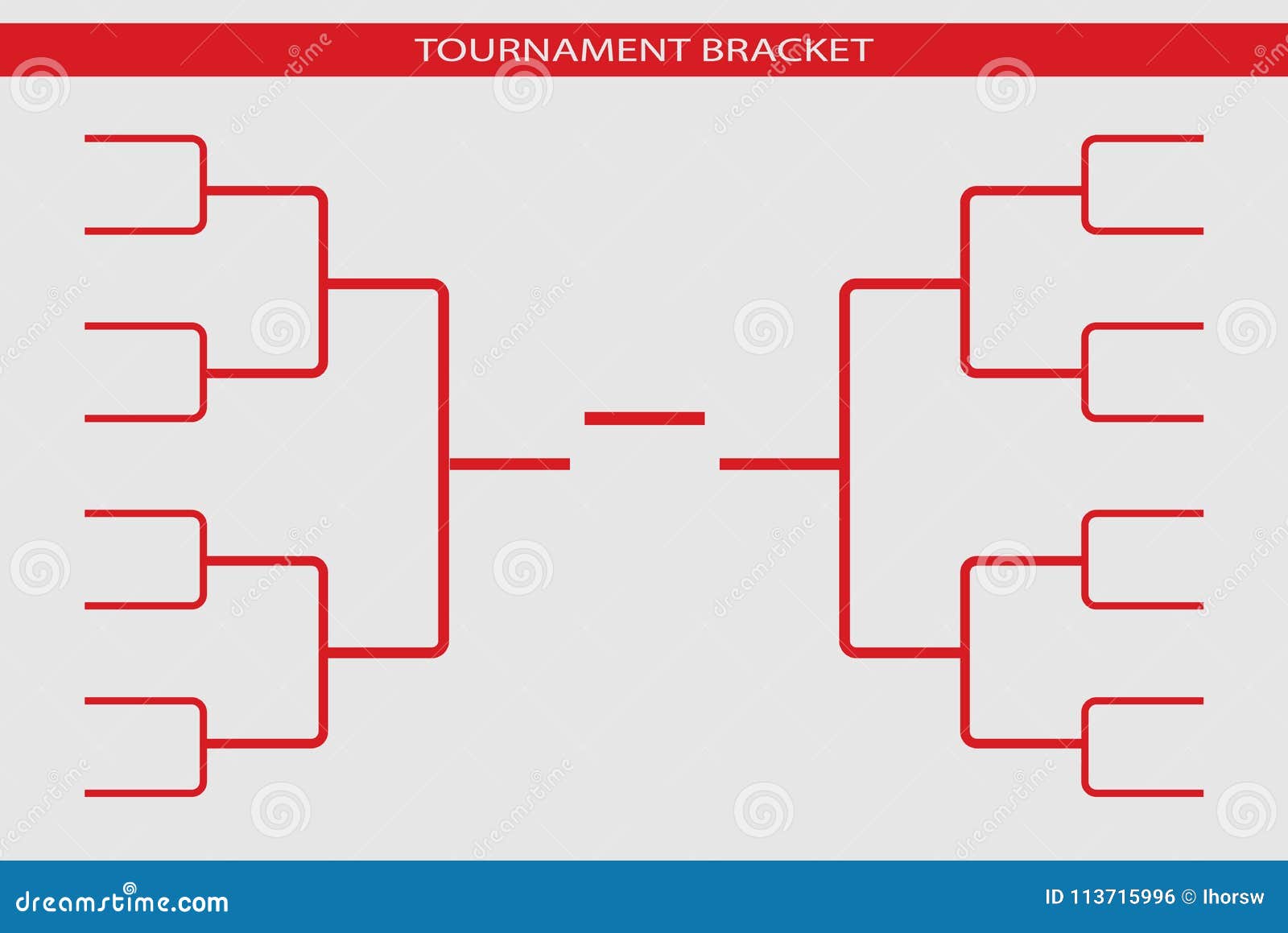 Tournament bracket Royalty Free Vector Image - VectorStock