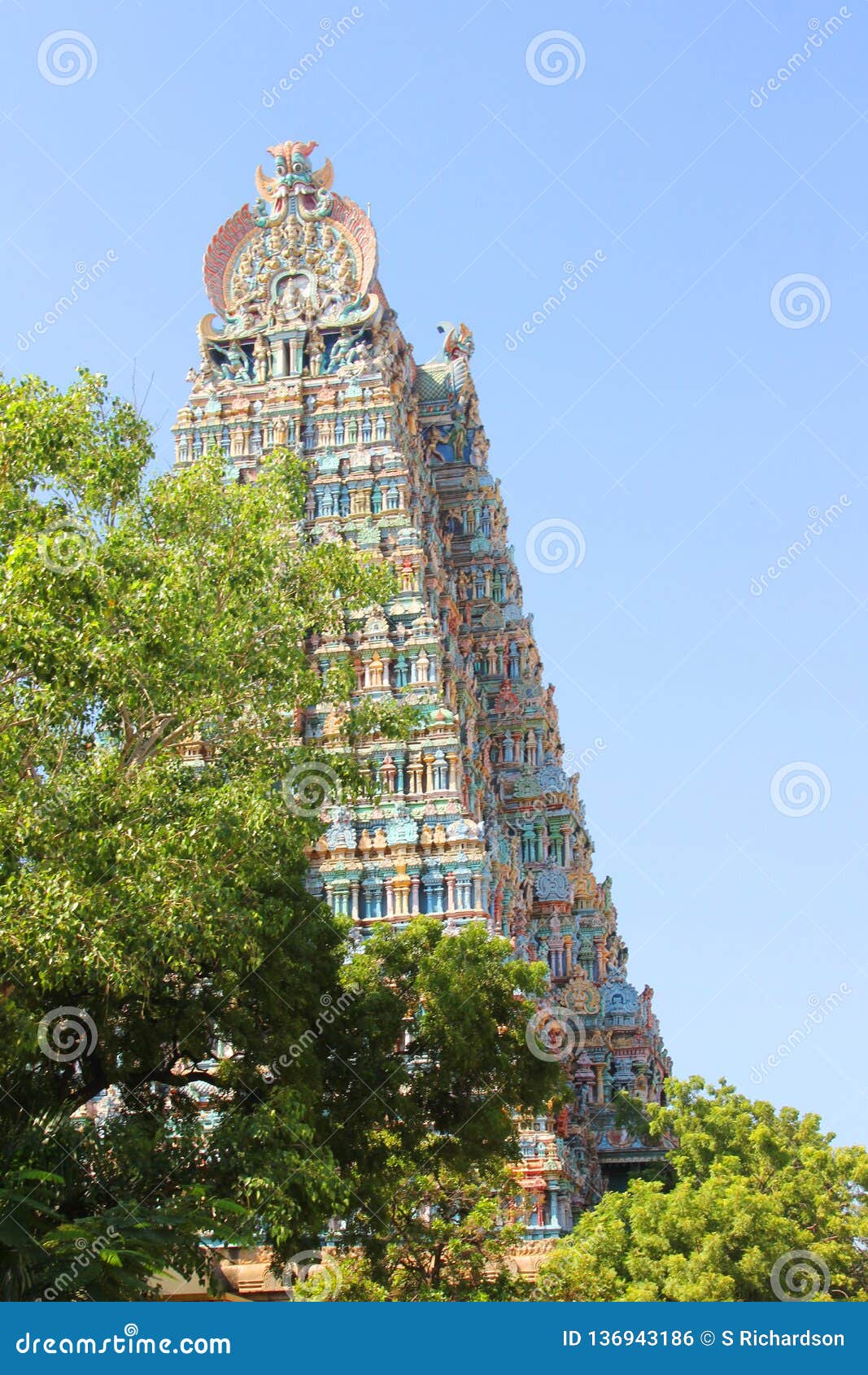 towards the east tower
