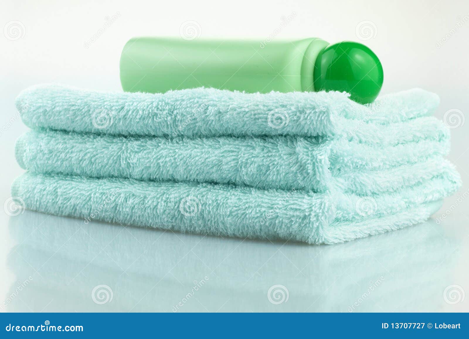 Towel and Skin Care Products Stock Image Image of bath, plastic 13707727