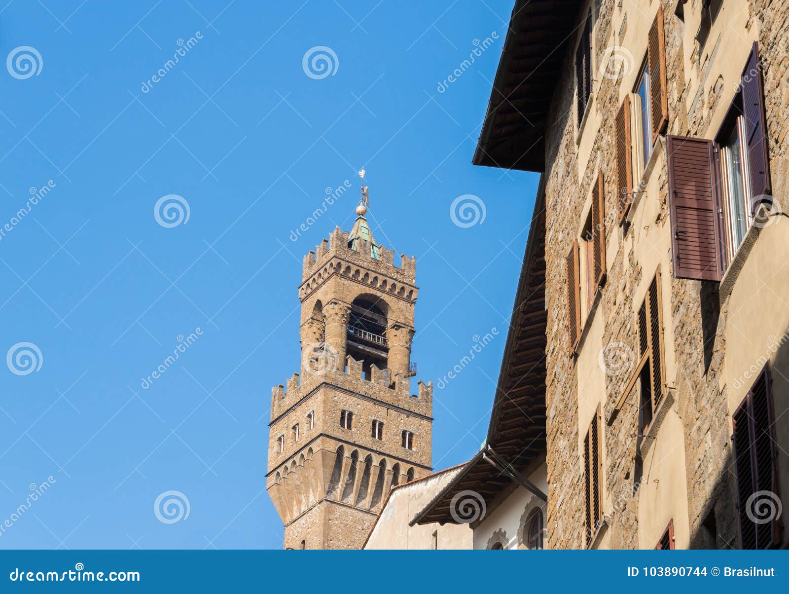 tower of arnolfo, florence, tuscany, italy