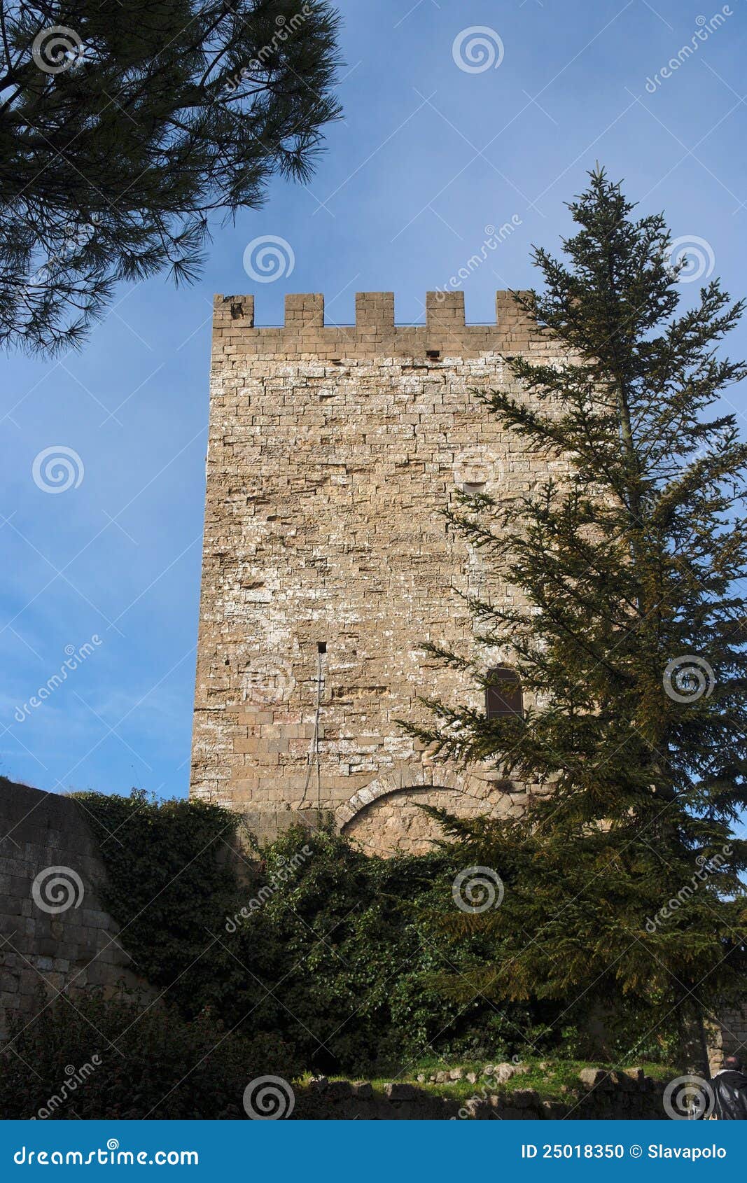 tower of castello di lombardia medieval castle in