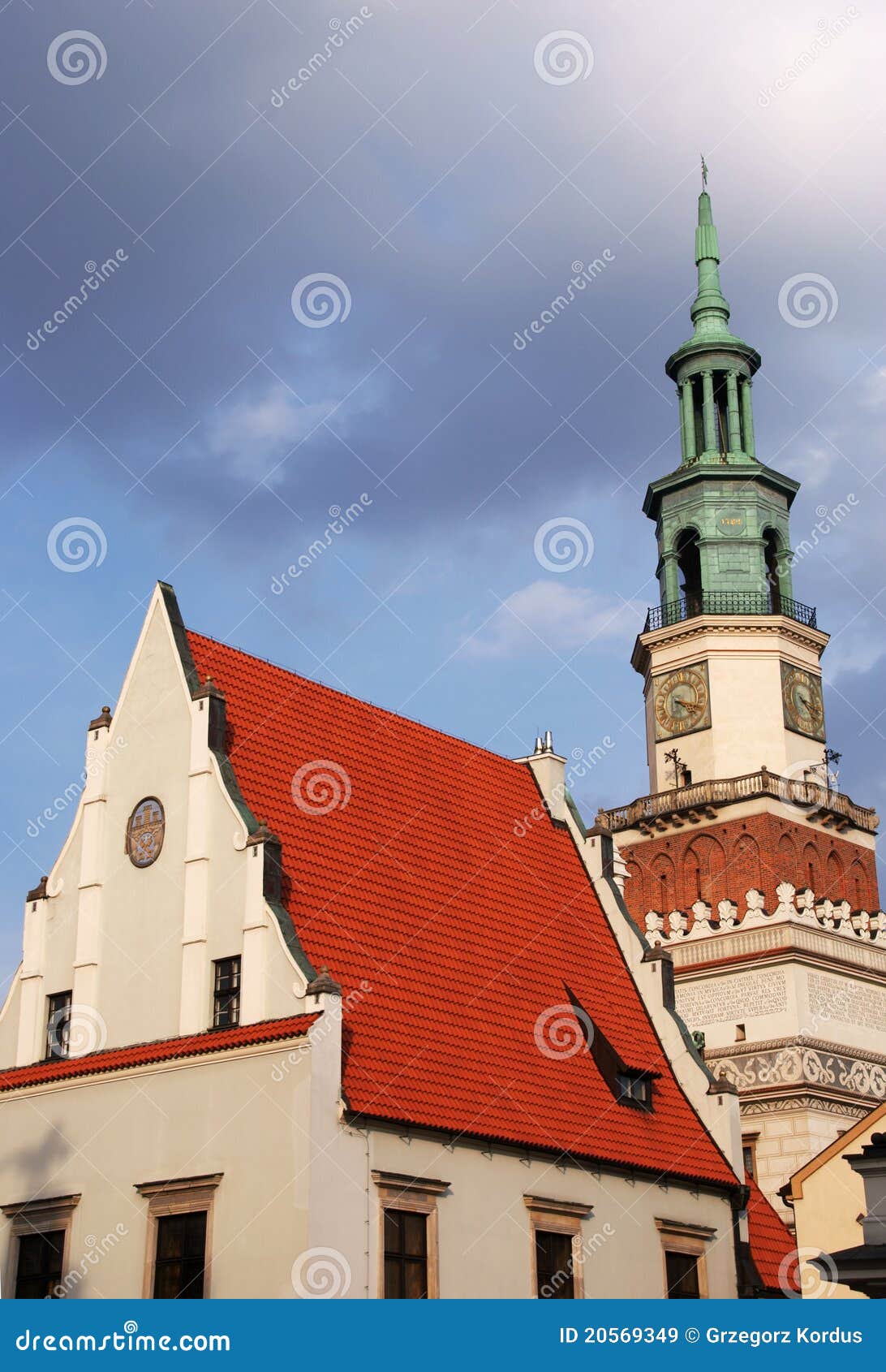 Tower of City Hall stock image. Image of clock, hall 20569349
