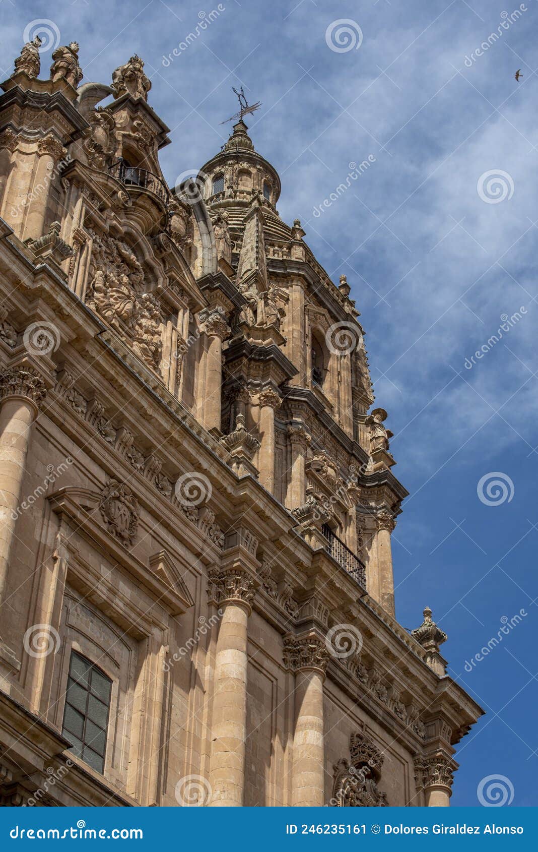 tower of `clerecia` in salamanca, spain