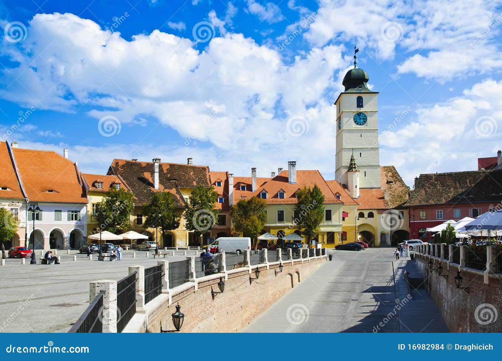 tower of council in sibiu