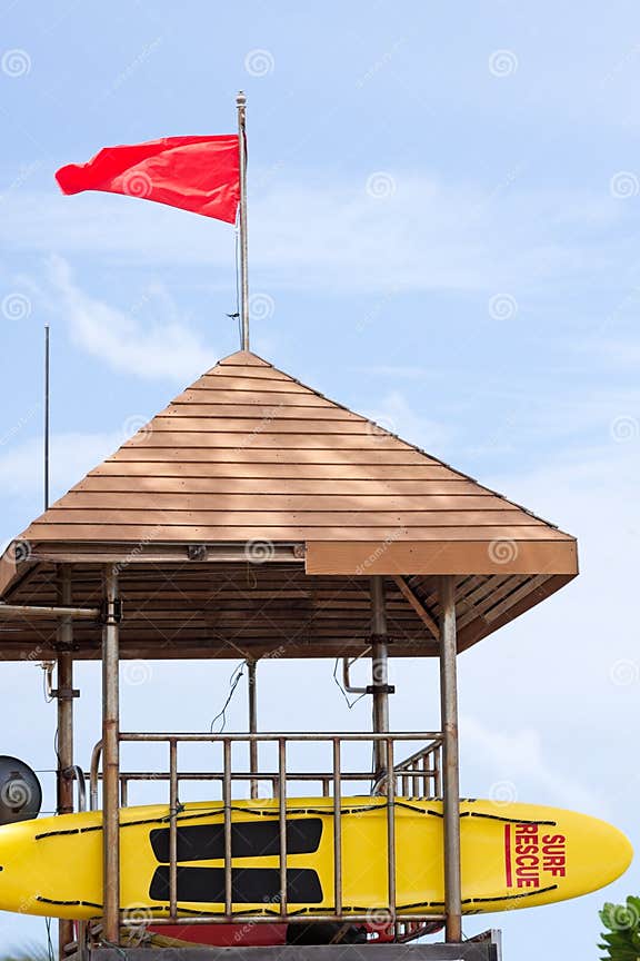 Tower of lifesaver stock image. Image of commanded, aground 10899391