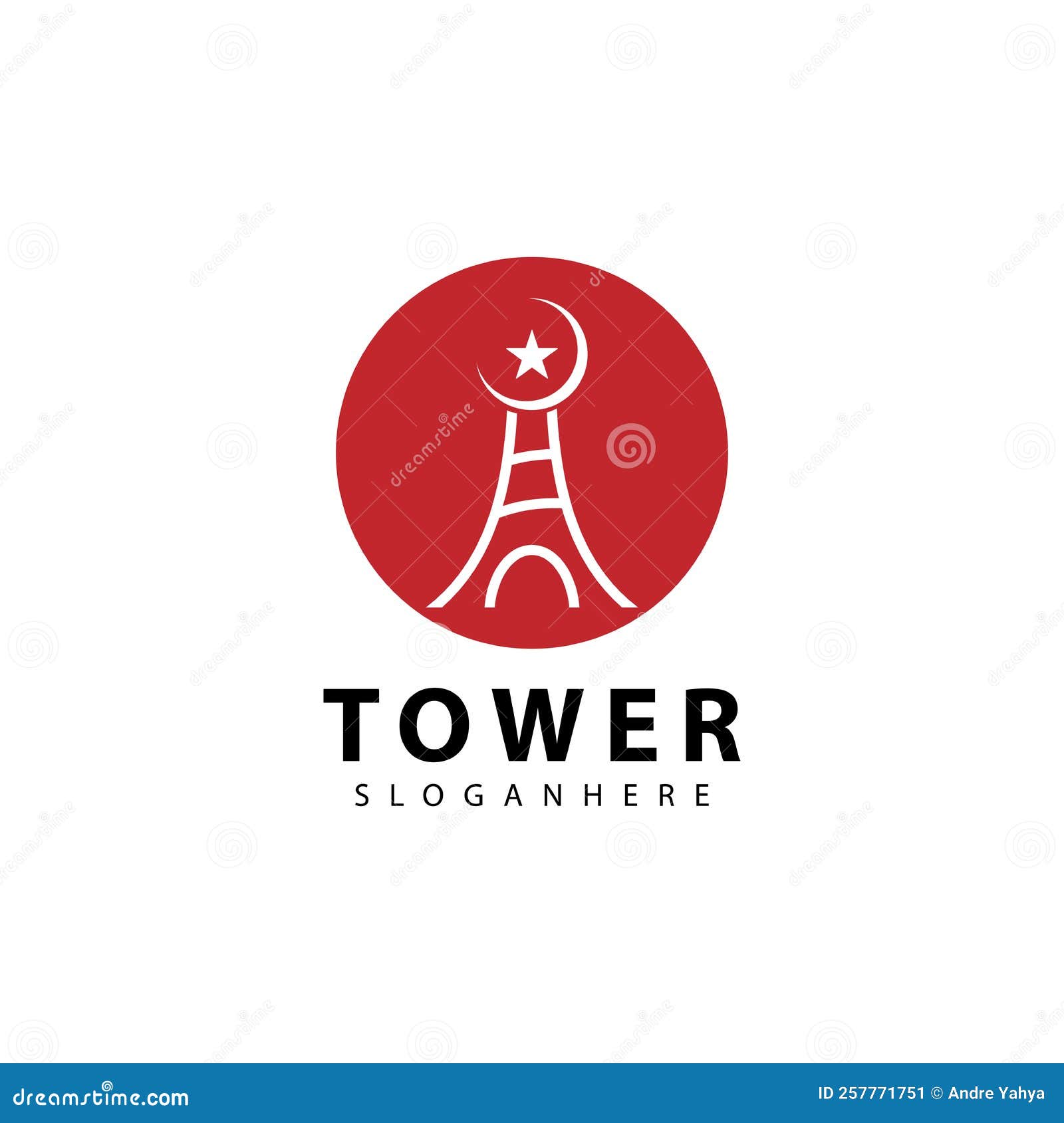 Tower Logo Symbol Vector Icon Design Illustration Template. Stock ...