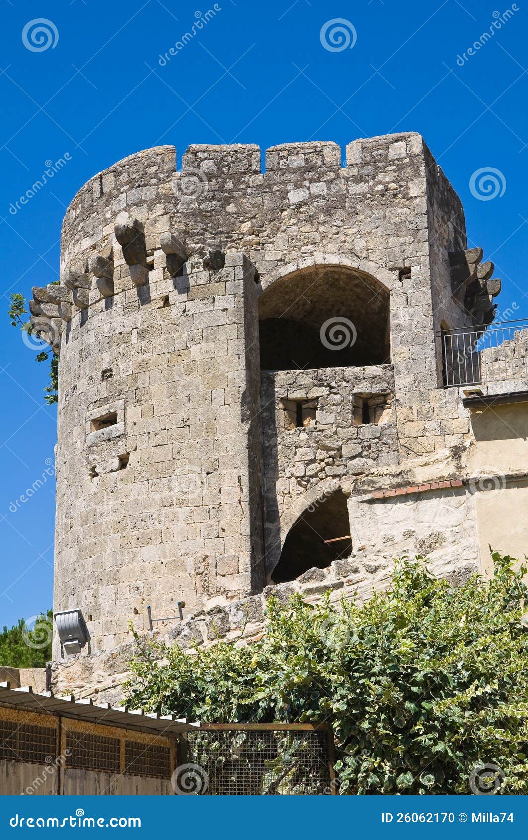 tower of matilde of canossa. tarquinia. lazio. ita