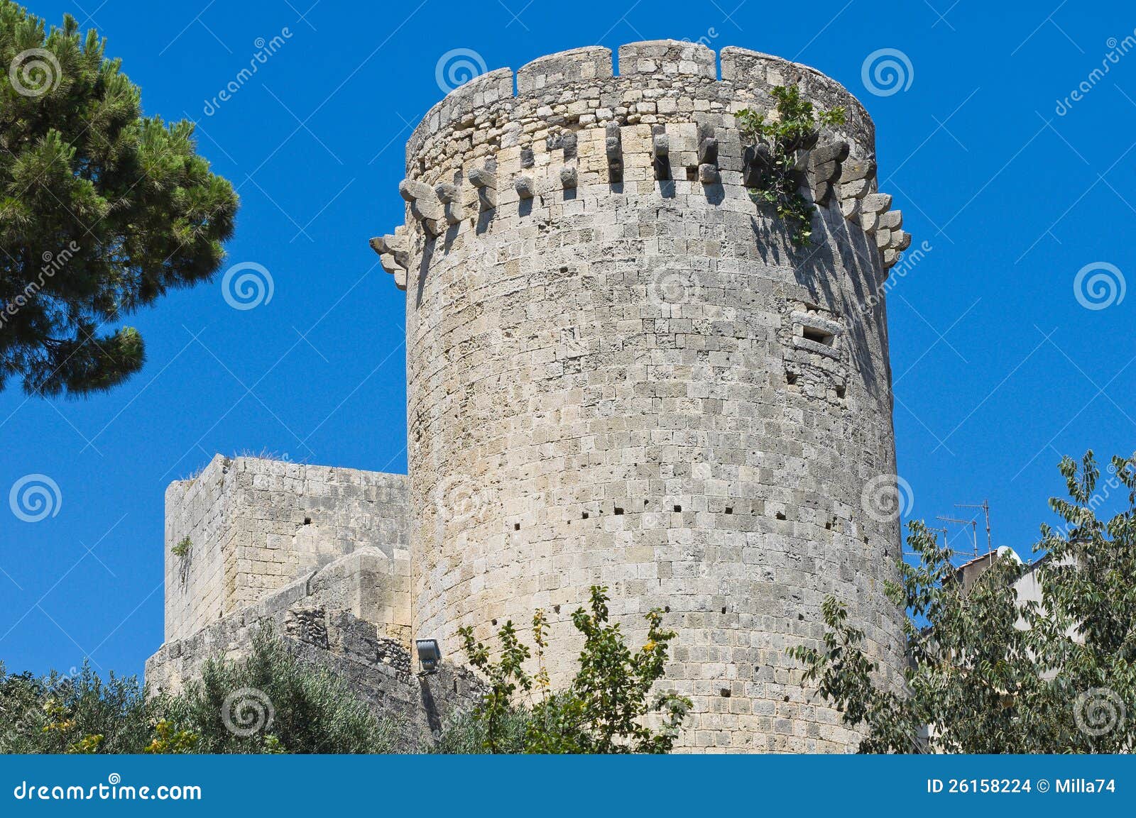 tower of matilde of canossa. tarquinia. lazio. italy.