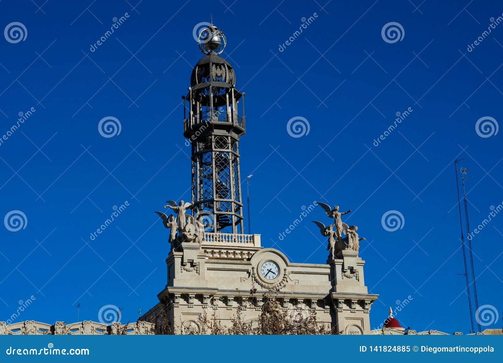 tower of the post and telegraph building