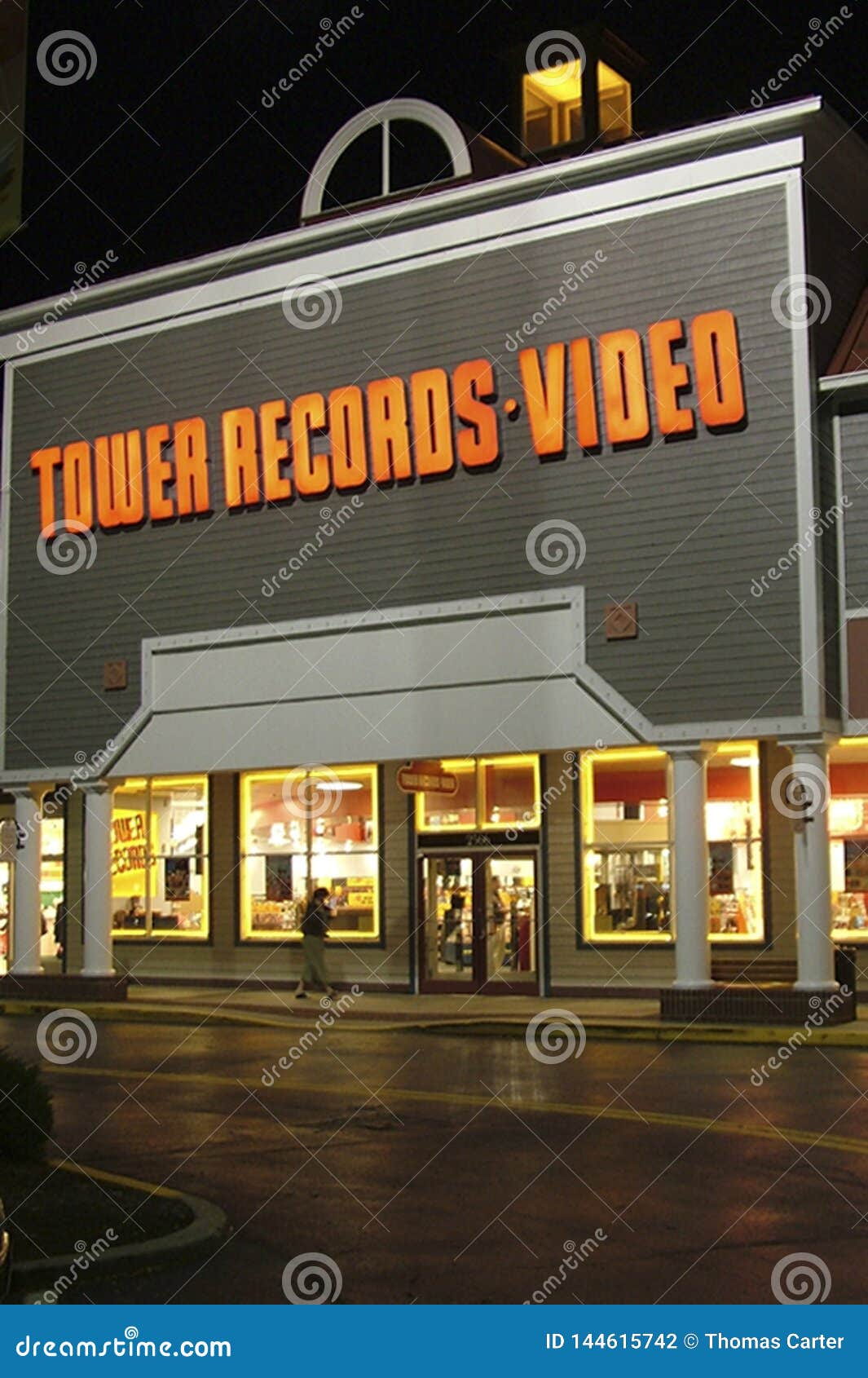 Tower Records and Video Store in Annapolis, Maryland Editorial