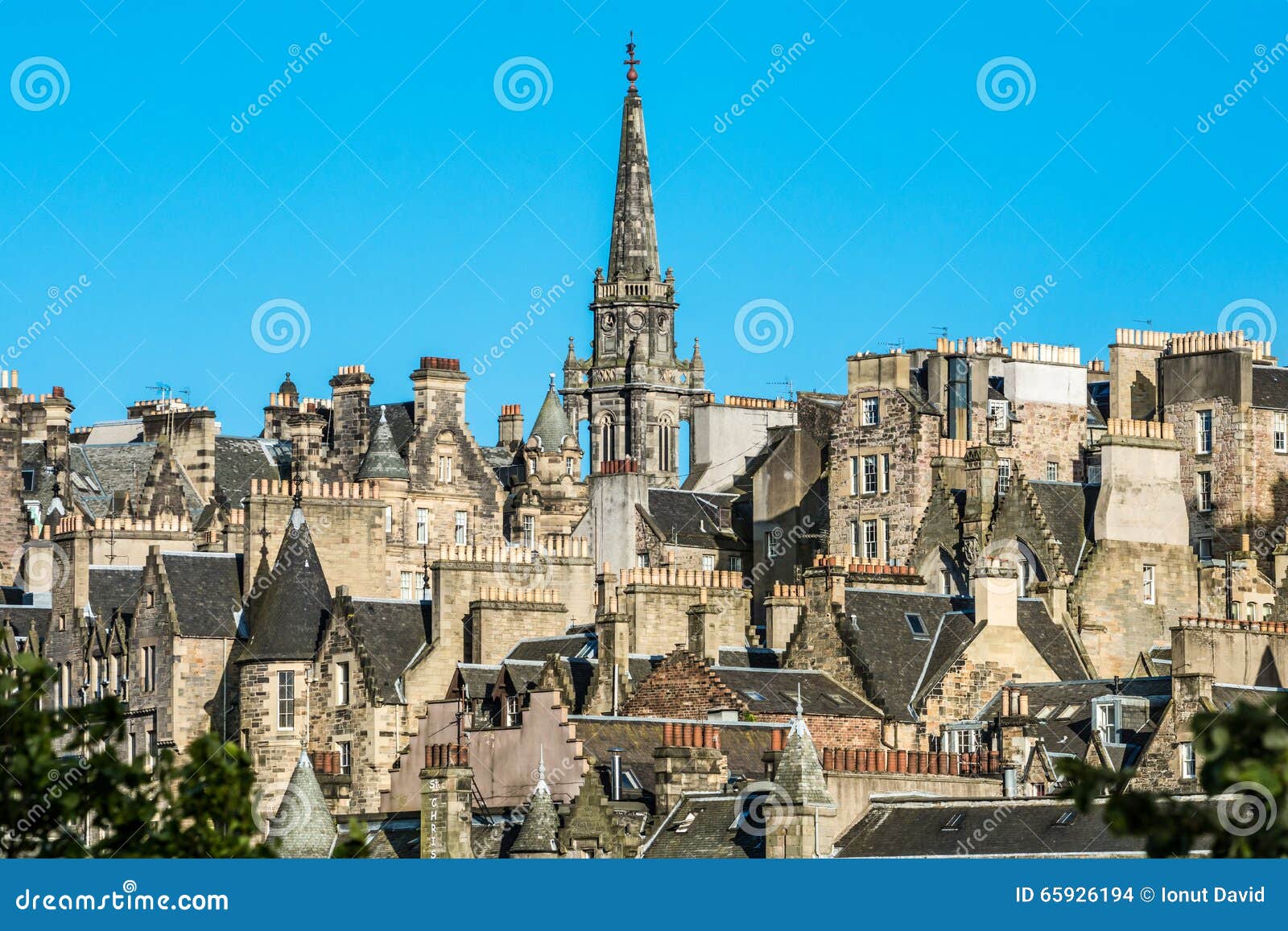 tower of the the tron kirk-edinburgh landmark