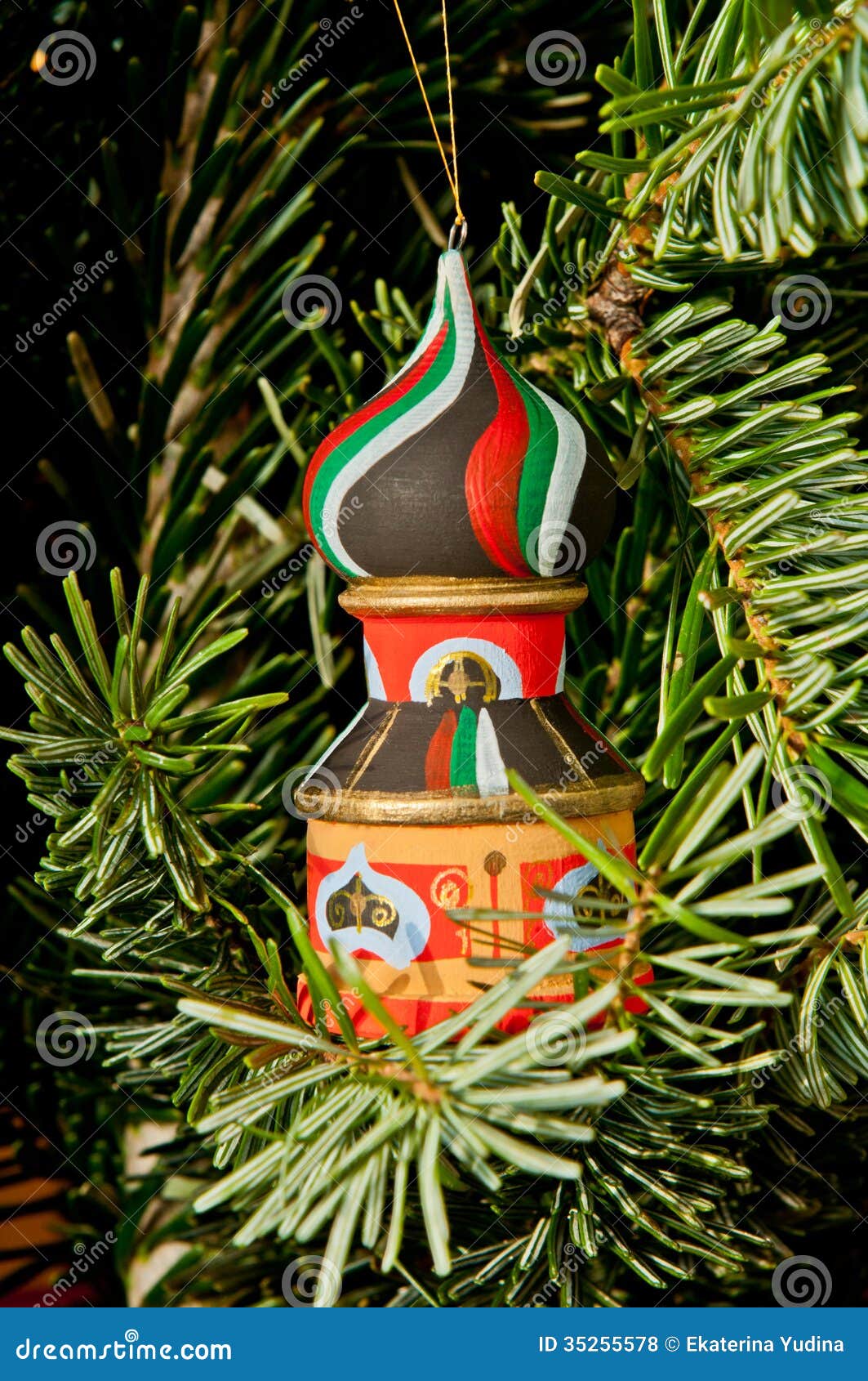 Tower & xmas tree stock photo. Image of decoration 35255578
