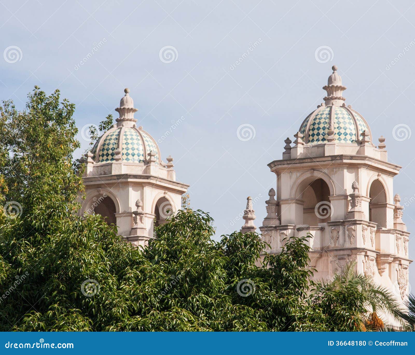 towers of the casa del prado theater