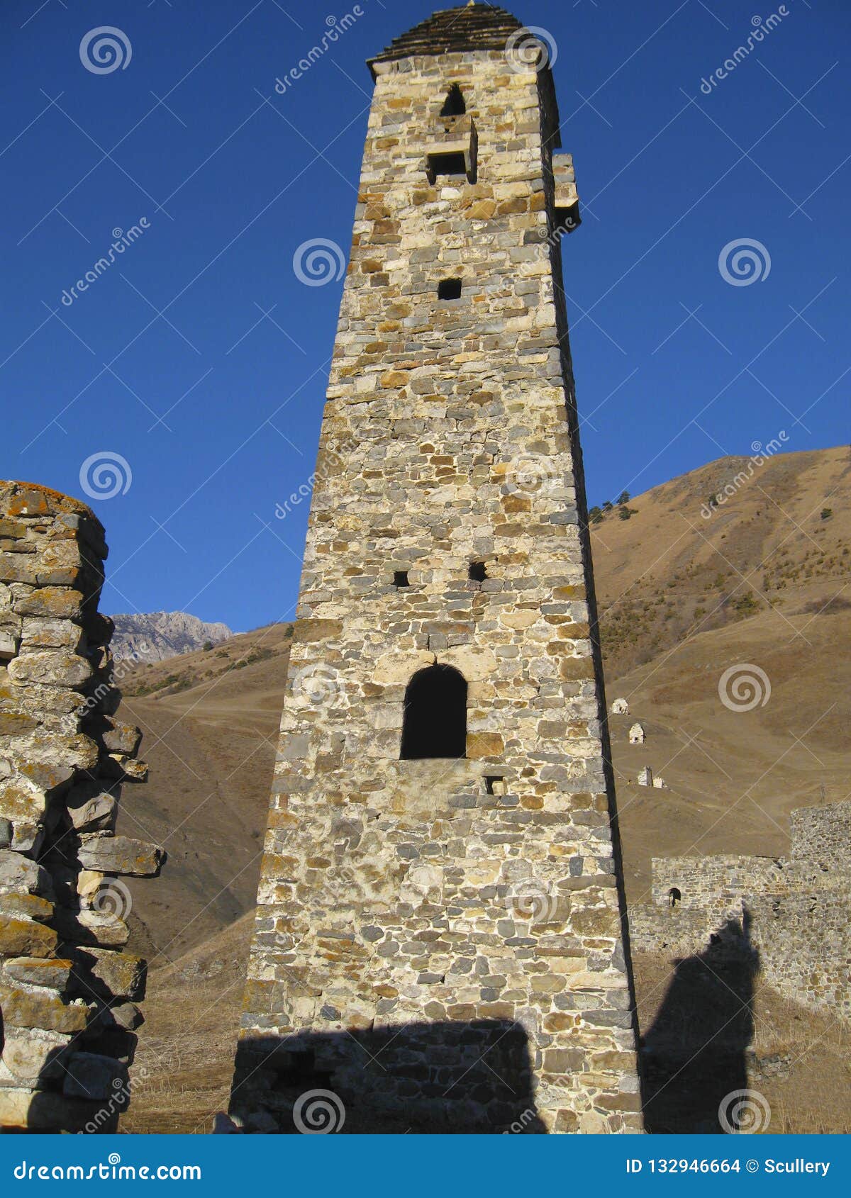 Towers of Ingushetia. Ancient Architecture and Ruins Stock Photo ...