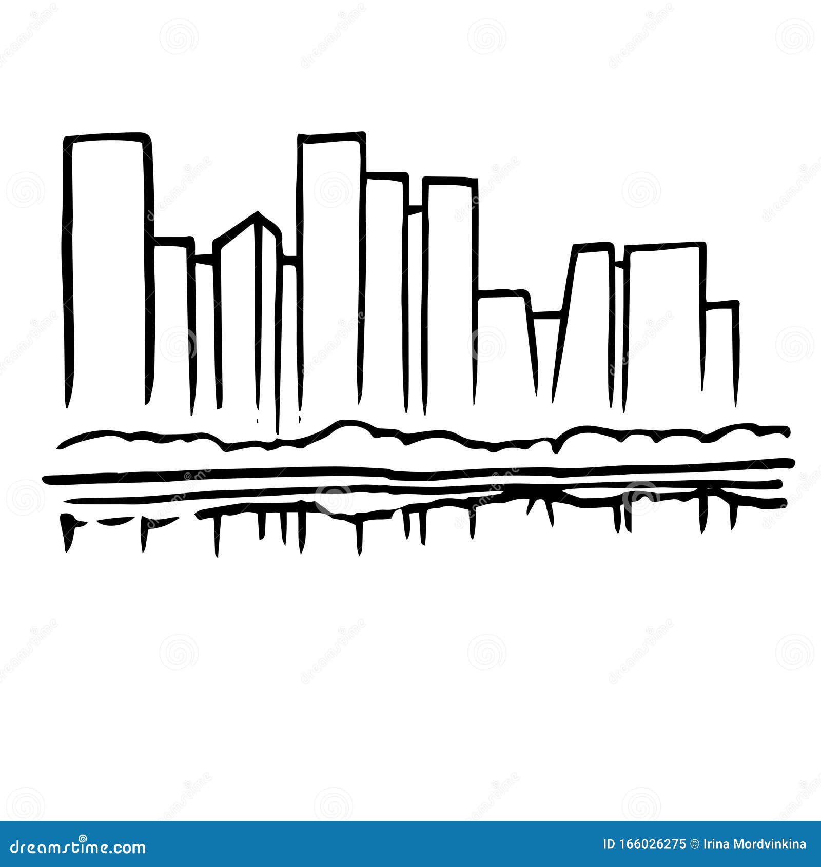 Easy City Coloring Page Images - Free Download on Freepik