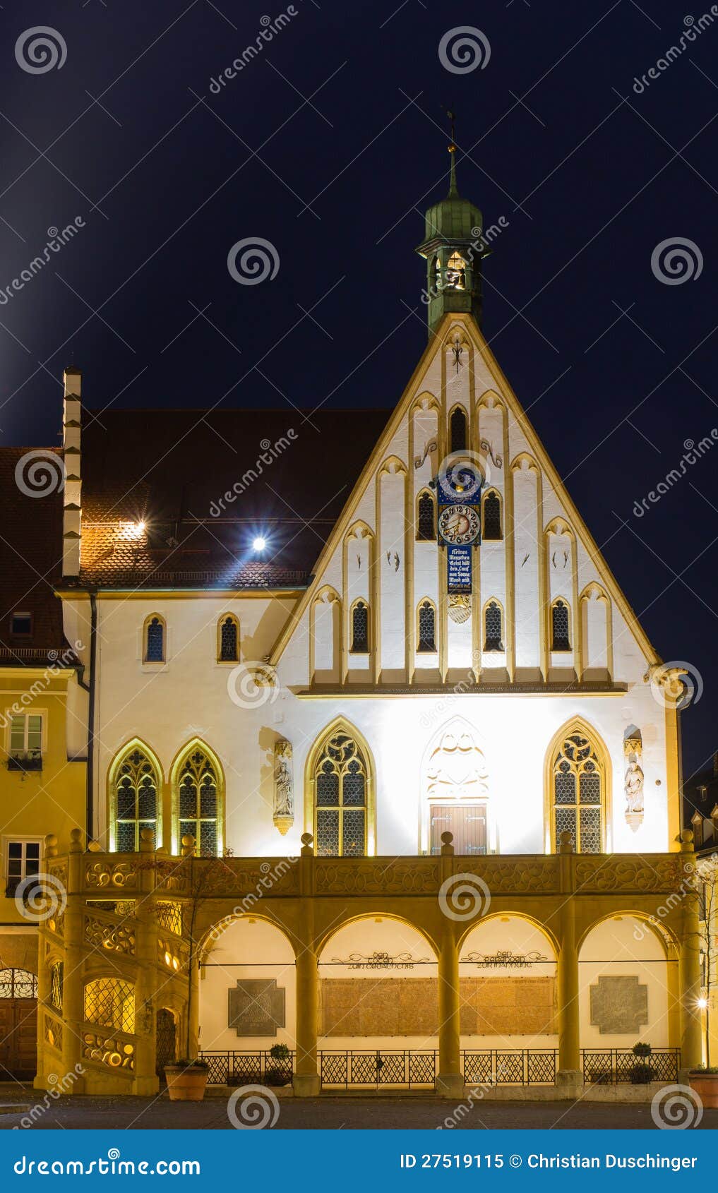 Town hall of Amberg stock image. Image of architecture 27519115