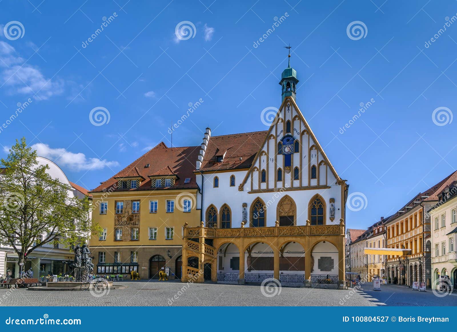 Town Hall in Amberg, Germany Stock Image Image of city, medieval
