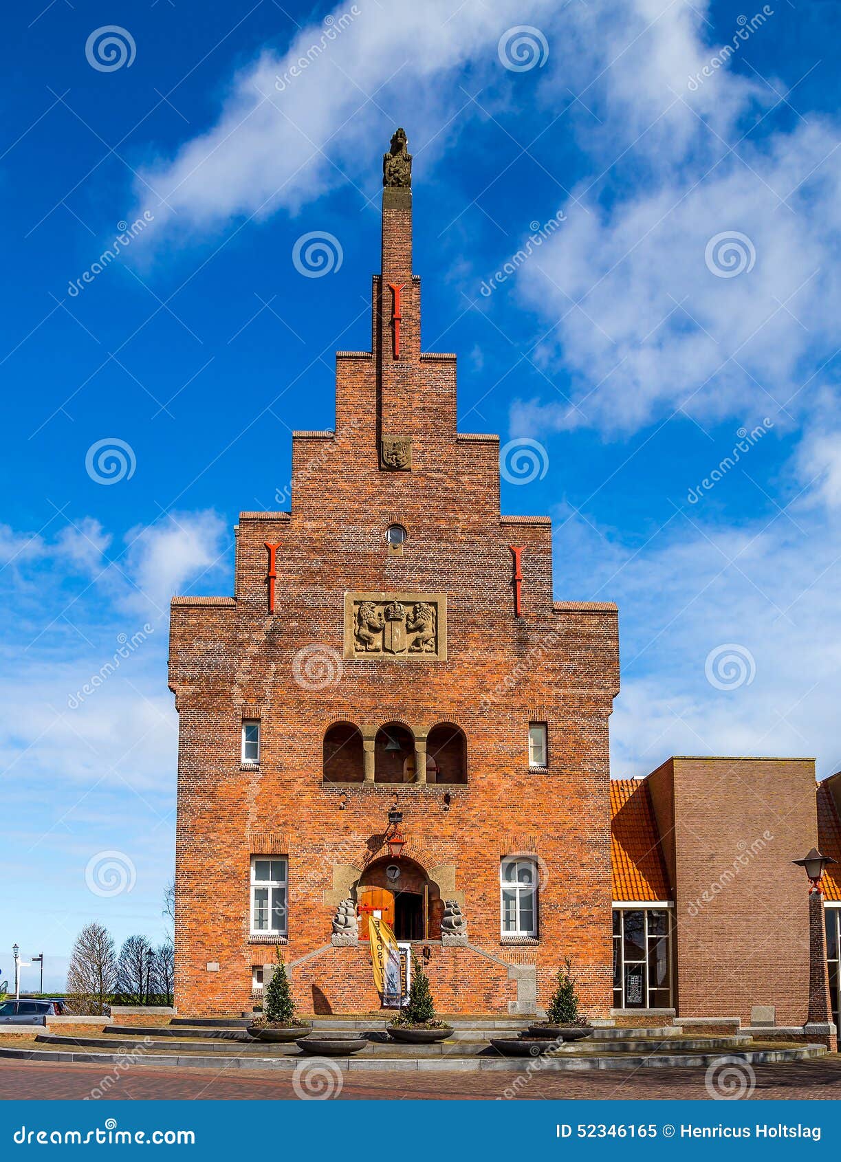 Town hall in Holland editorial image. Image of holidays - 52346165