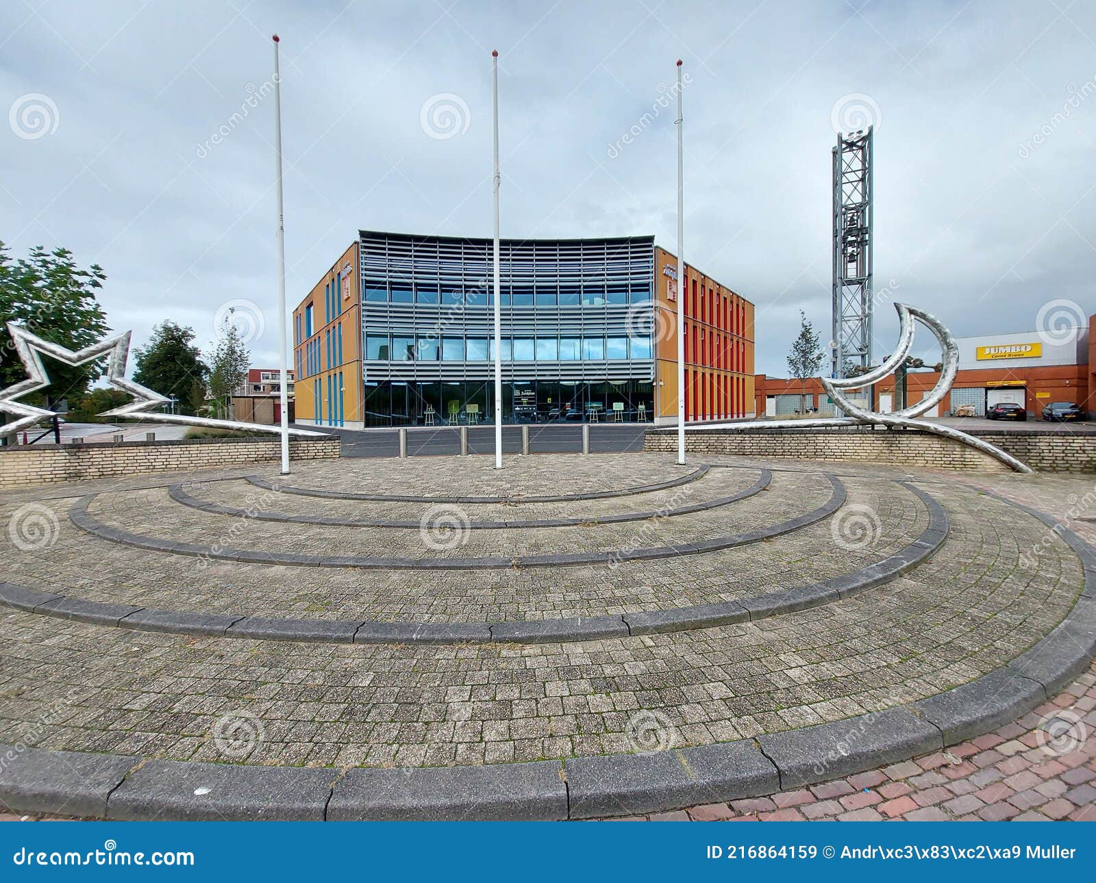 beloning verkiezen Ver weg Town Hall of the Municipality of Zuidplas on the Town Hall Square in  Nieuwerkerk Aan De IJssel Editorial Stock Image - Image of fame, obscene:  216864159