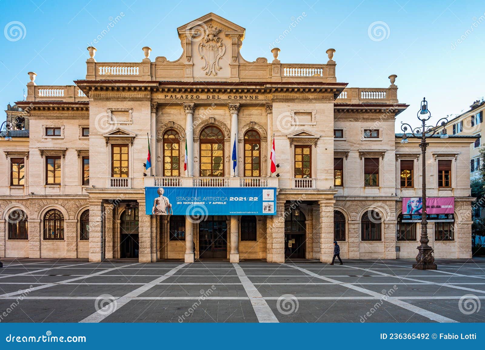 Town Hall of Savona editorial photography. Image of italian 236365492