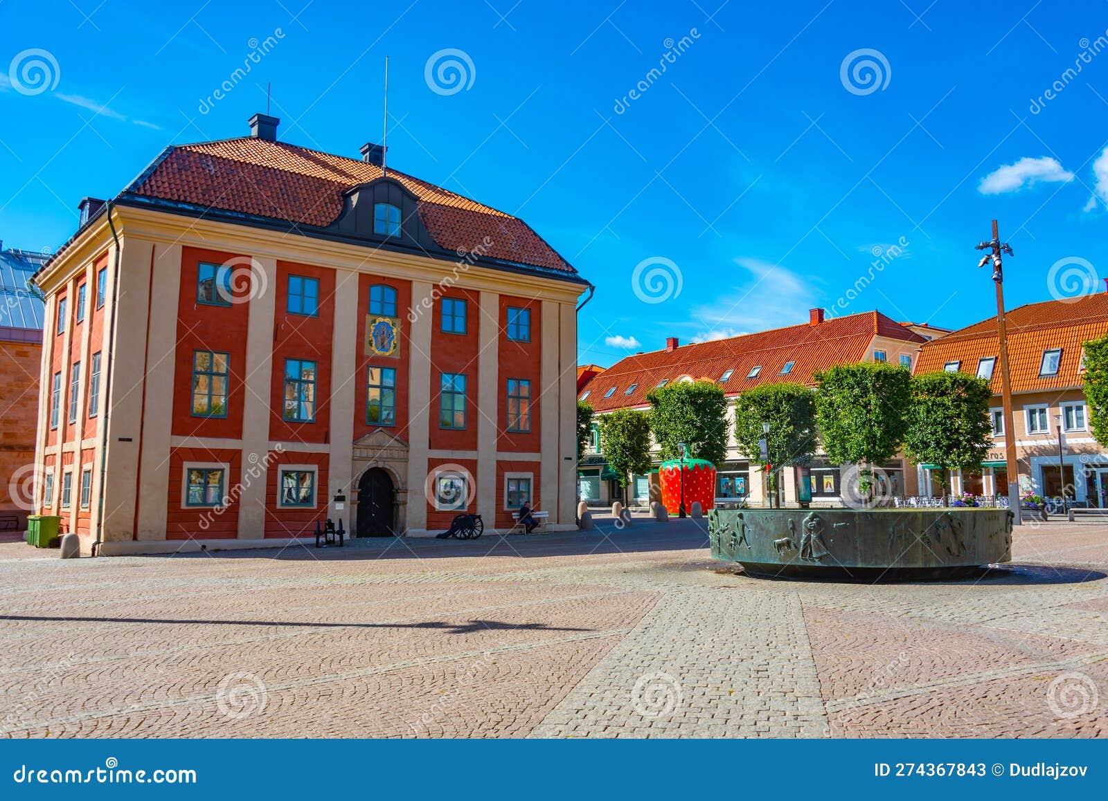 Town Hall in Swedish Town Jonkoping Editorial Stock Photo Image of
