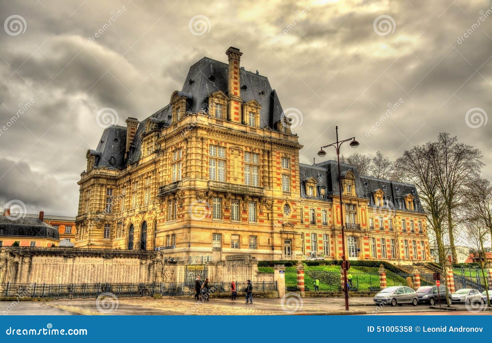 The Town Hall of Versailles Stock Photo Image of facade, city 51005358
