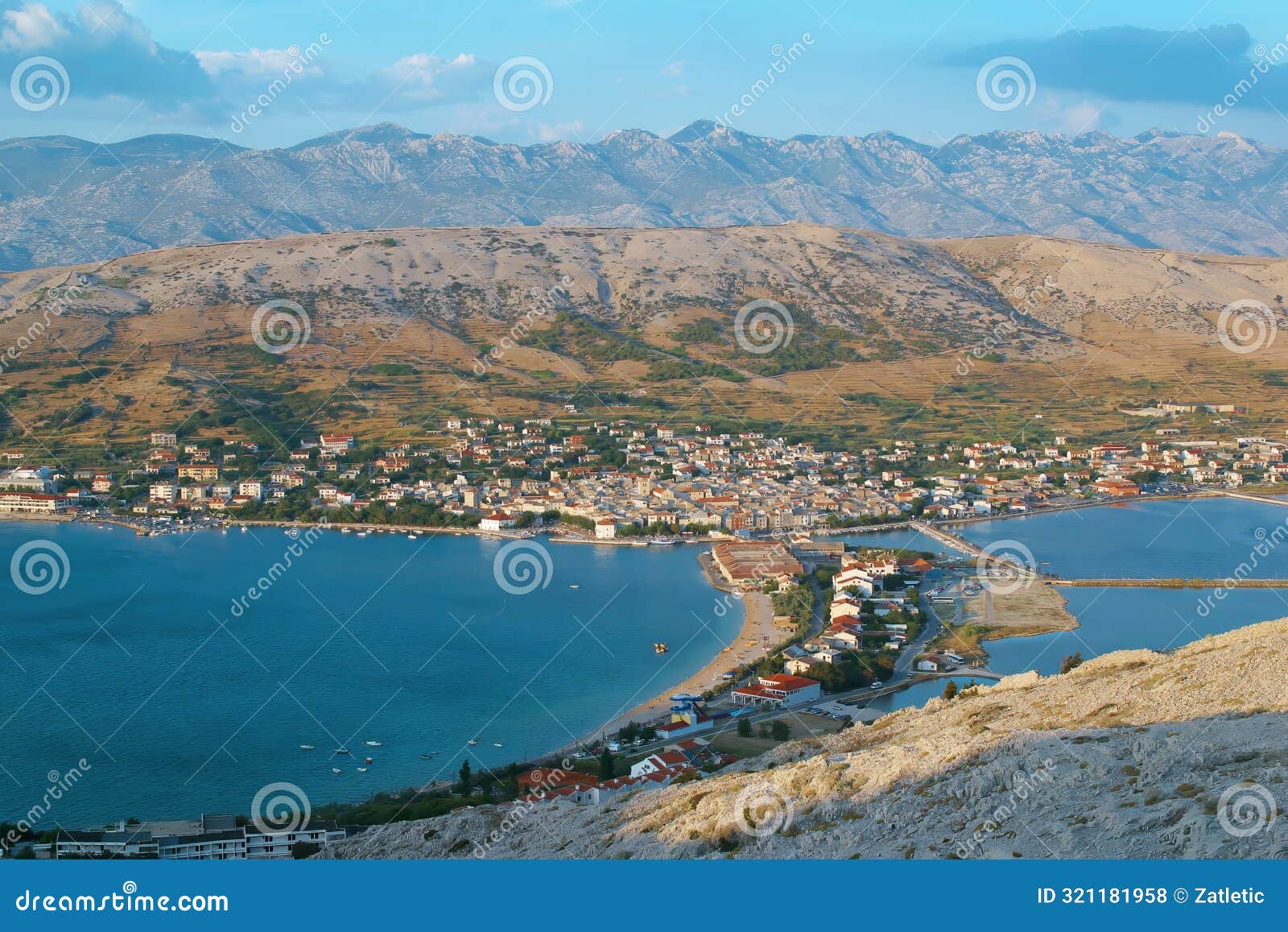 Town of Pag, Island Pag, Croatia Stock Photo - Image of building, european:  321181958, image size:1600x1157