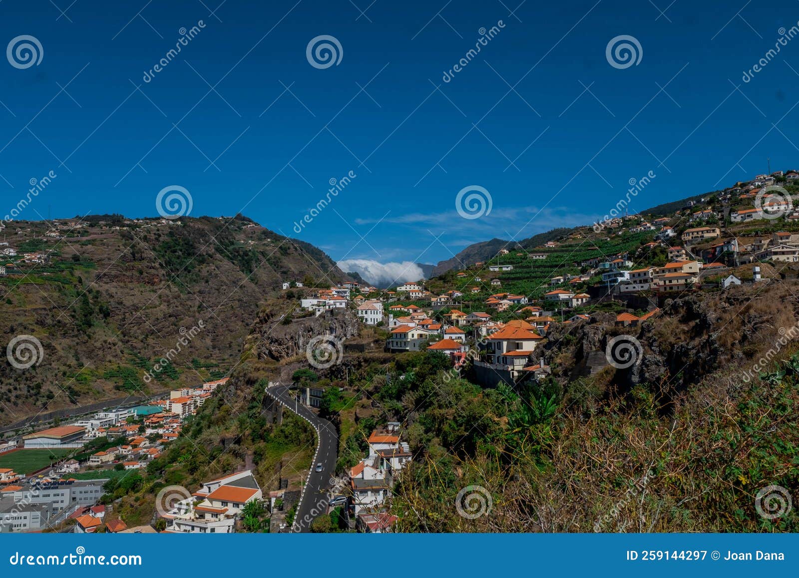the town of riveira brava from the viewpoint of san sebastian