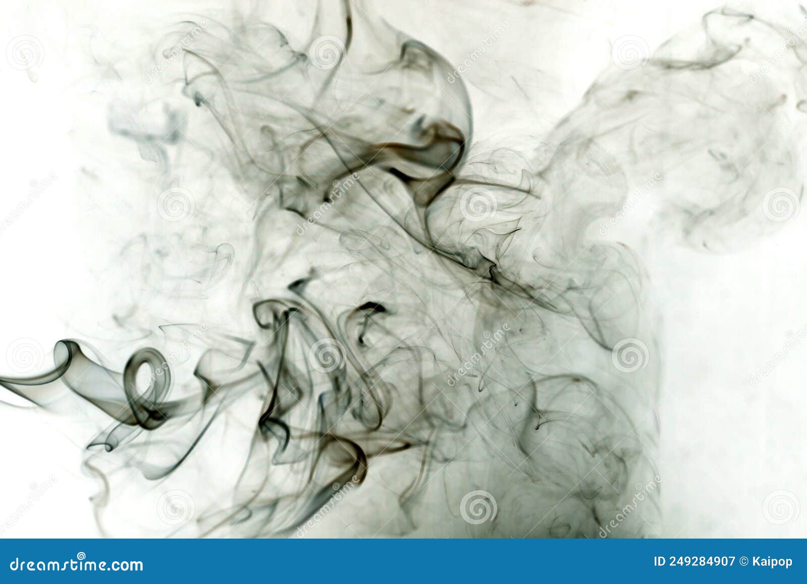 Toxic Fumes Movement on White Background Stock Image Image of studio