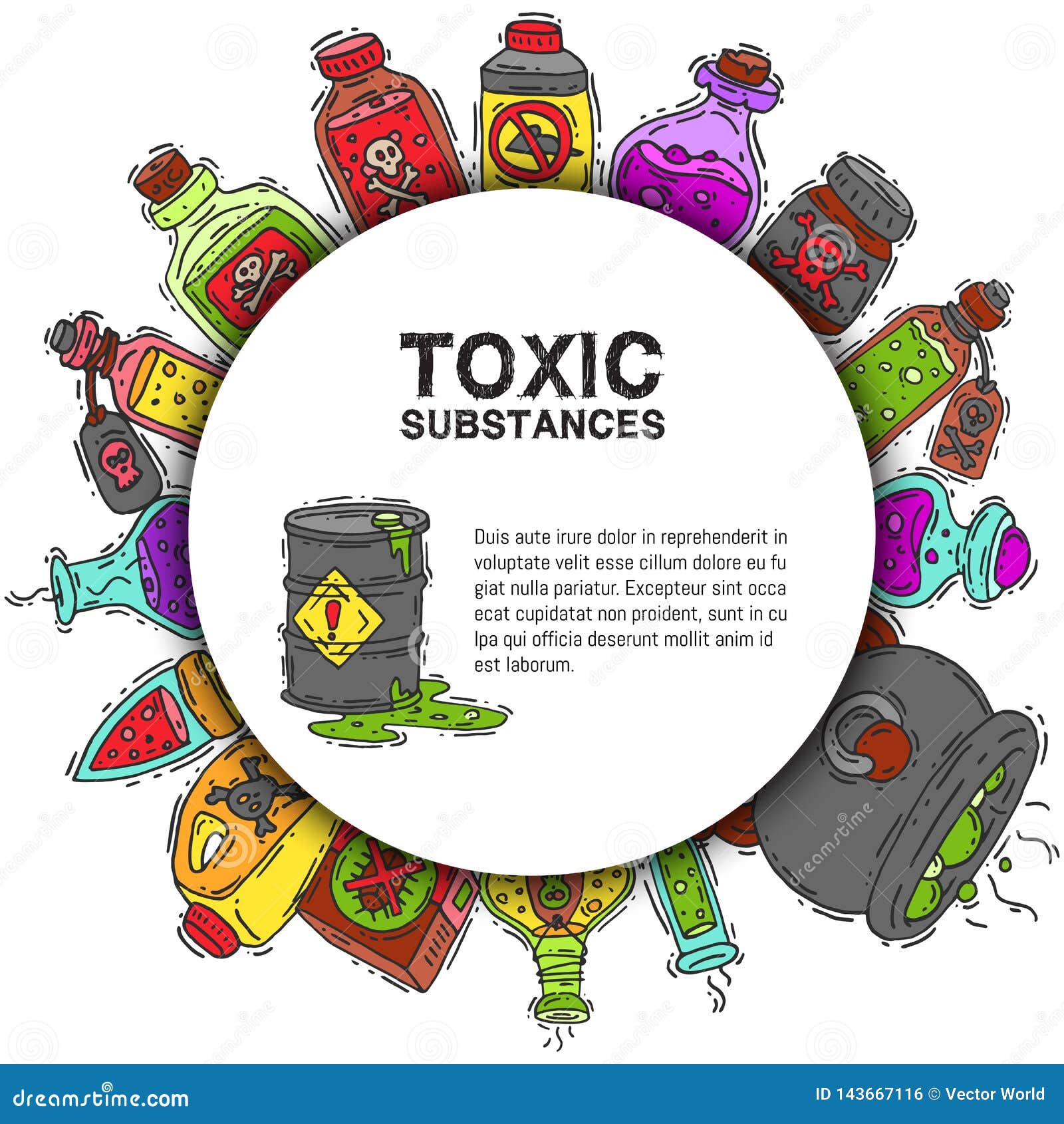 Containers Toxic And Chemical Substances Set Dangerous Iron Containers containers-toxic-and-chemical-substances-set-dangerous-iron-containers