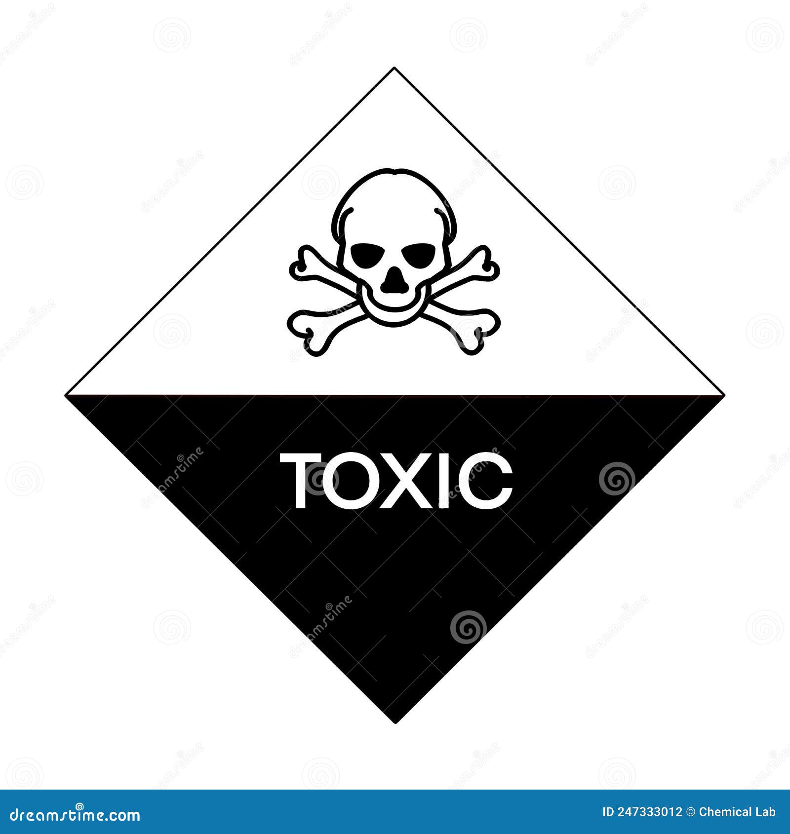 Toxic Symbol Is Used To Warn Of Hazards Stock Illustration toxic-symbol-is-used-to-warn-of-hazards-stock-illustration