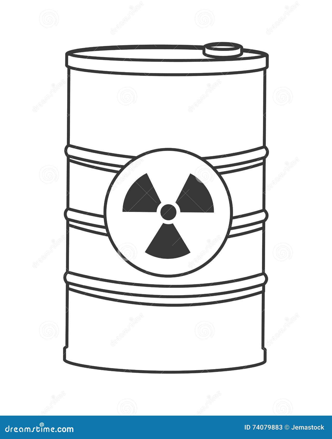 Toxic Waste Contamination Icon Stock Illustration Illustration of