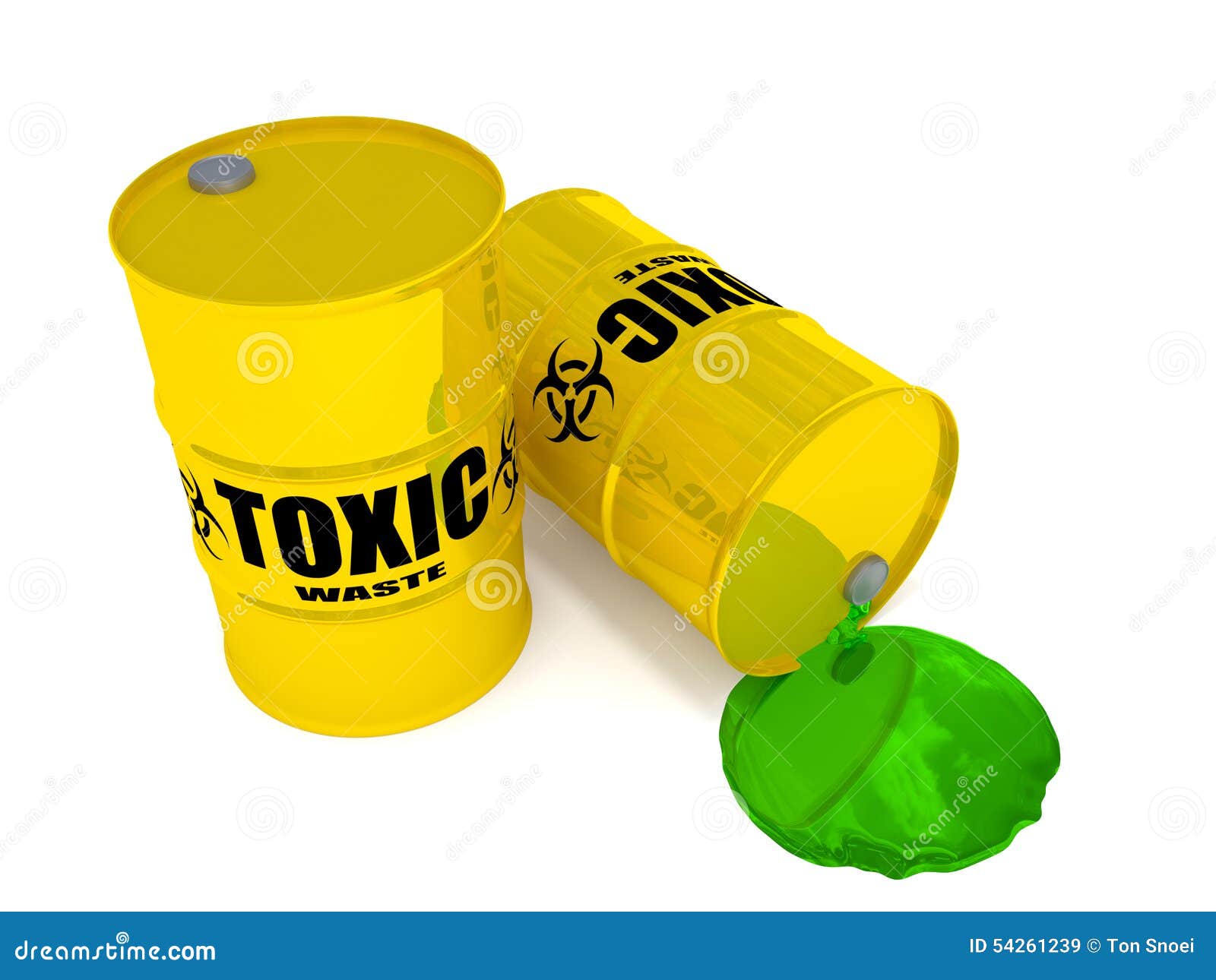 Toxic Waste stock image. Image of drum, environment, resource 54261239