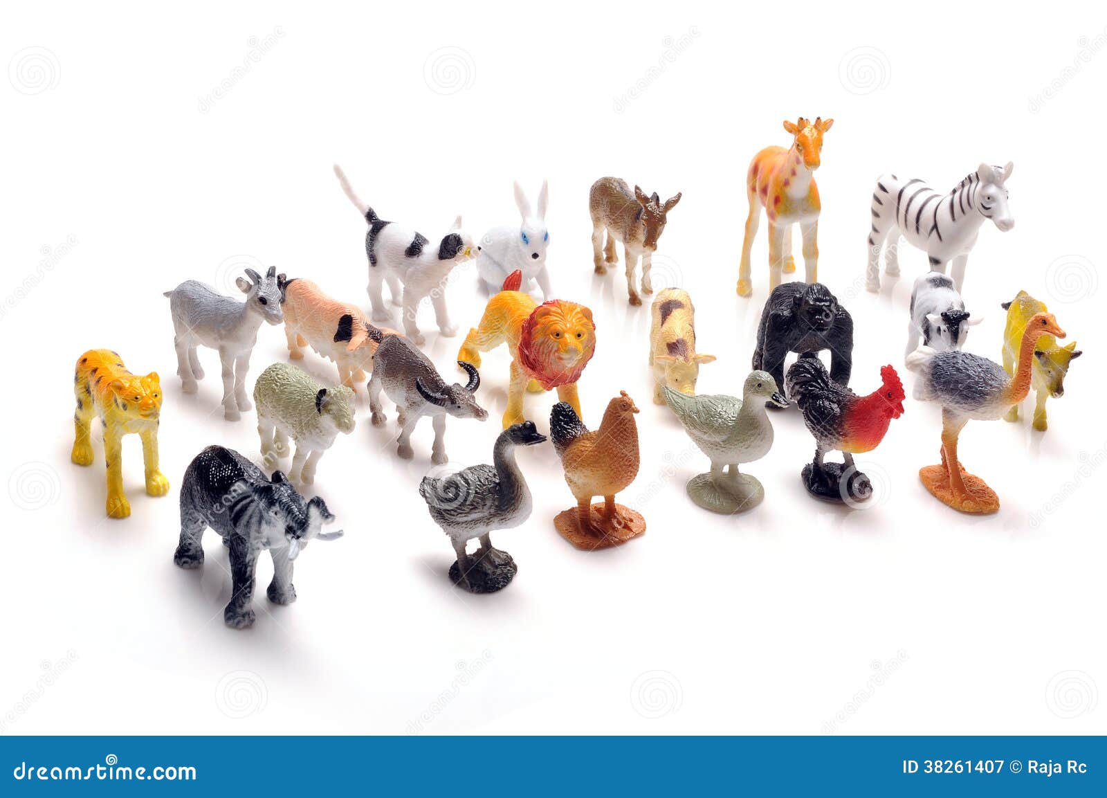 Toy animals stock image. Image of male, animals, high 38261407