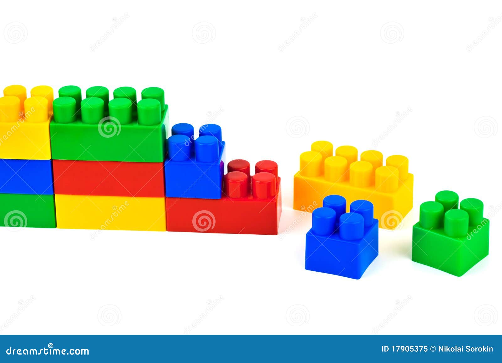 Toy blocks stock image. Image of constructor, built, exterior - 17905375