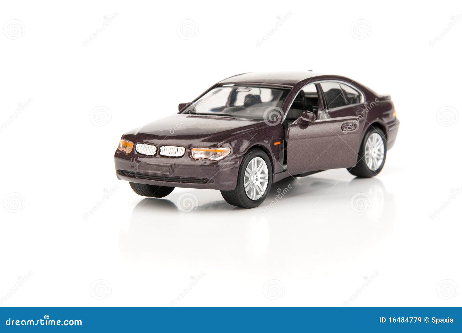 Toy car isolated on a white