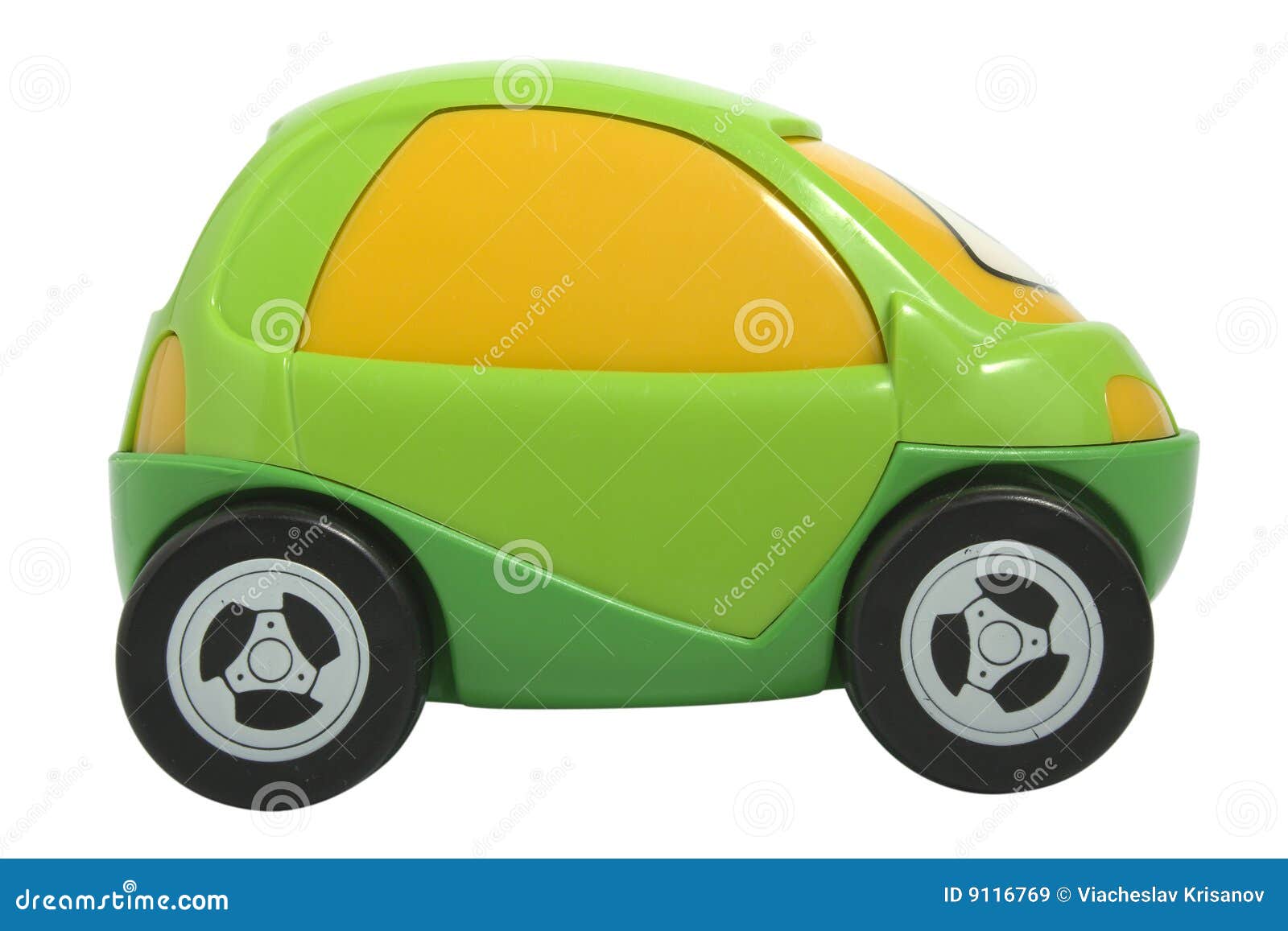 Toy car stock image. Image of close, isolated, lemon, black 9116769